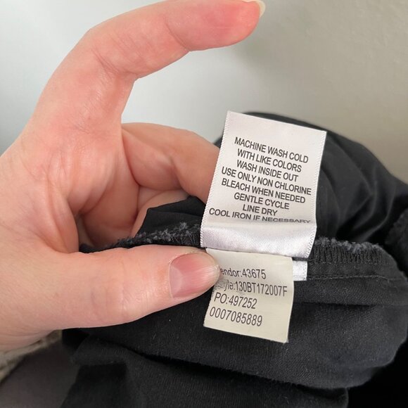 Essentials Black Twill Drawstring Skinny Pants Ankle Zip Mens Medium - Picture 10 of 12